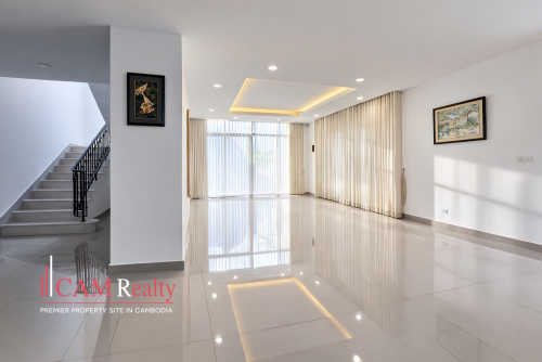 6 BR Corner Queen II Villa For Rent In Borey Chip Mong Grand Phnom Penh City