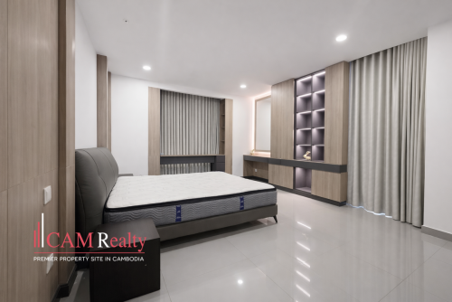 6 BR Corner Queen II Villa For Rent In Borey Chip Mong Grand Phnom Penh City