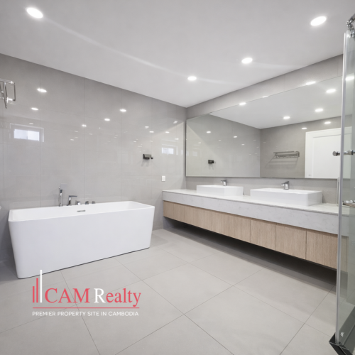 6 BR Corner Queen II Villa For Rent In Borey Chip Mong Grand Phnom Penh City