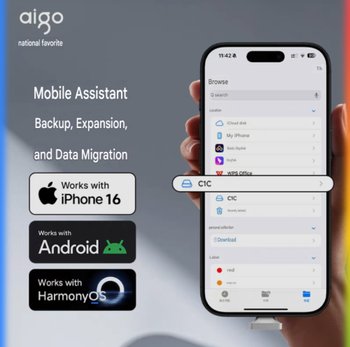 Aigo C1C USB Flash Drive 64GB