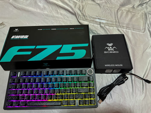 Aula F75 & Sc620 new 99,9% fullbox & accessories