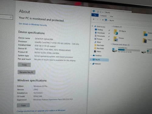 HP Eliteone 800 G5 i7-9700 Non-Touch