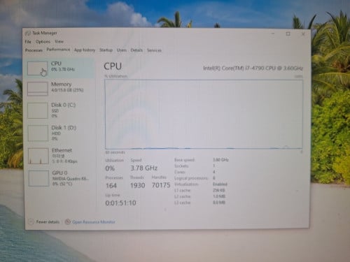 HP Z230 Workstation PC for Sale (i7/16GB/ 256GB SSD+1TB/Quadro K620)
