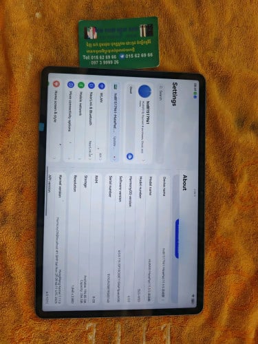 Huawei  matpad 11.5Ram 8  memory 256g អេក្រង់ 144Hz China   version ប្រើ បាន ធម្មតា ប្រើ បាន តែ wifi