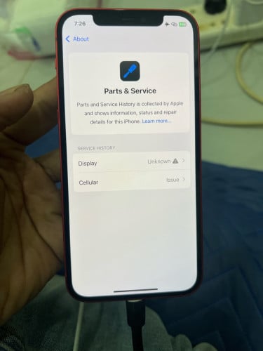 iPhone 12 256g លេងបានតែwifi អត់ស្គាល់សុីម ថ្មនៅ91%
