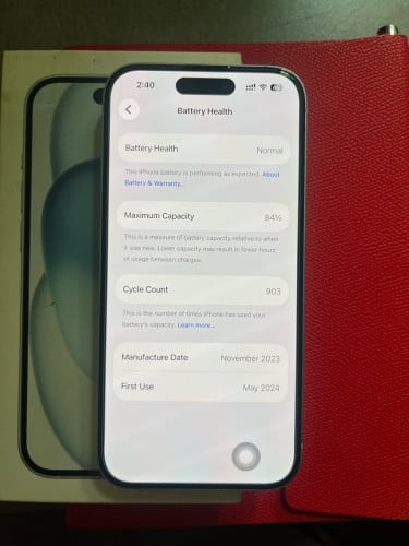 iPhone 15/256GB ថ្មីប្រអប់ ប្រើថែ ថ្មី99%