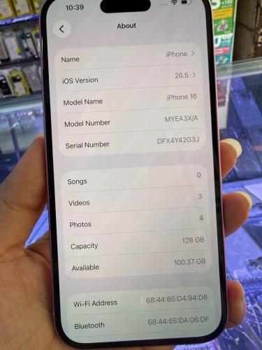 iPhone 16 XA 128GB 589$