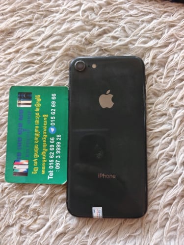 Iphone 8 64g Bypass  sim wifi លក់ តម្លៃ 70000៛ 0156269660973999926