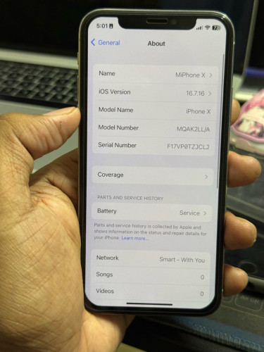iPhone X 64GB មានស្កេន
