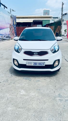 KIA morning f sport full ម្ចាស់ដេីម ធានាឡានអត់បុក អត់ច្រេះទឹកថ្នាំហ្សុិន99% ឯកសាម្ចាស់ដេីមទី1full