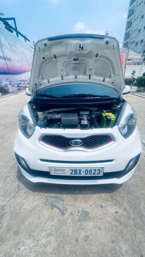 KIA morning f sport full ម្ចាស់ដេីម ធានាឡានអត់បុក អត់ច្រេះទឹកថ្នាំហ្សុិន99% ឯកសាម្ចាស់ដេីមទី1full