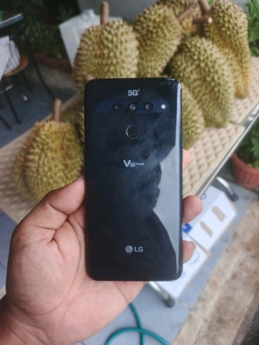 LG V50THINKQ 5G Ram6G/128GB វែកមុខក្រោយ សាច់អេក្រង់ស្អាតបែកតែកញ្ចក់