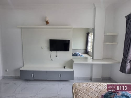 N113 | Affordable Studio Apartment with Lift For Rent in Toul Sangke