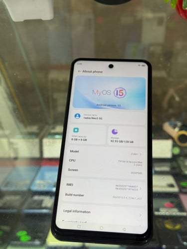 nubia  Neo3 .5G 128g8G 98%