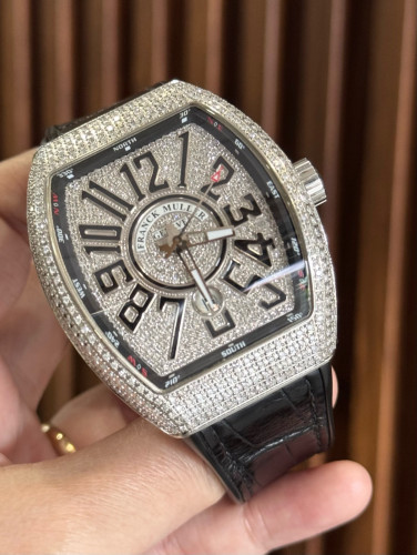 Original Franck Muller Vanguard V45 Full Diamonds 💠