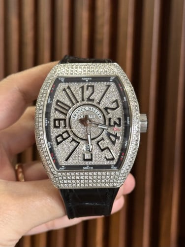Original Franck Muller Vanguard V45 Full Diamonds 💠