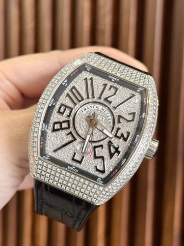 Original Franck Muller Vanguard V45 Full Diamonds 💠