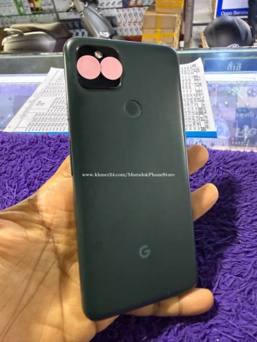 Pixel 5a Memory128G USA 97% ក្រុមហ៊ុនសុីមពីរ មានឆ្នាំងសាក