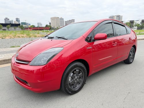 PRIUS 06 Full ពណ៌ក្រហម ស្អាតកប់ស៊េរី! ឡានស្អាតសំណុំស៊ីនឡាន អាគុយថ្មី ABS ថ្មី