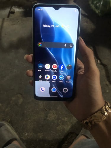 Realme c33 50$នៅស្អាត98.50% Ram 4+4 64gb