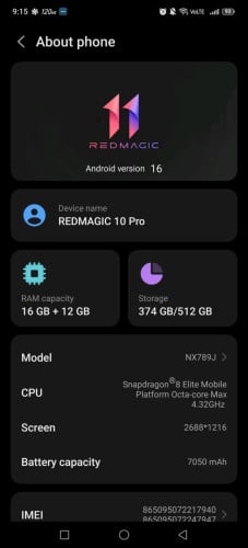 Red Magic 10 pro Global កាលទិញថ្មីប្រអប់