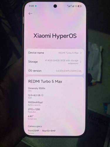 Redmi turbo 5 max