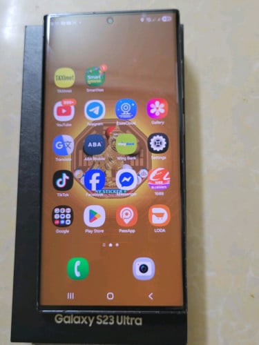 S23ultr ram8 256G ក្រុមហ៊ុនប្រើផ្ទាល់ ខេសីកៀមតិចៗដូចរូប 380$