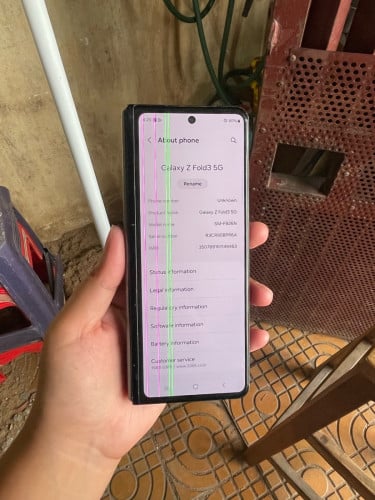 Samsung Galaxy Z Fold3 5G 256G Ram12.00GB សុីម1 korea