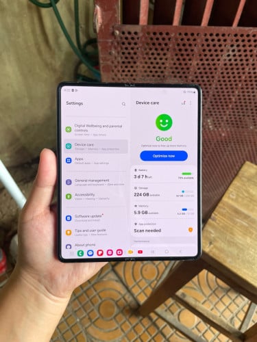 Samsung Galaxy Z Fold3 5G 256G Ram12.00GB សុីម1 korea