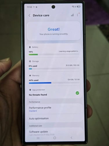 Samsung Galaxy Z Fold7 512G របស់ក្រុមហ៊ុន នៅធានាដលថ្ងៃទី់ 04/09/2026