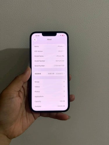 Sell iPhone 16e 128g Za Sim2 Scan 98% Freeផ្លុំ