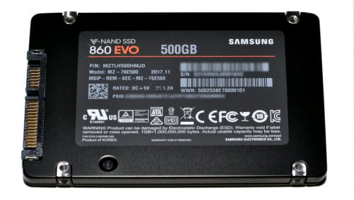 SSD Samsung EV 860 storage 250GB 99%