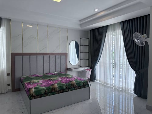 Twin Villa for rent in Borey New Elite park 2 price 1300$ negotiable full furnish