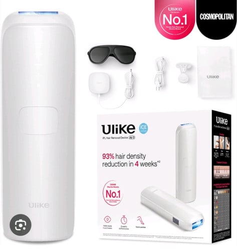 Ulike Laser Hair Removal for Women and Men, Air 3 IPL Hair Removal with Sapphire Ice-Cooling