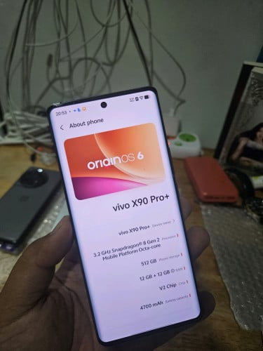 Vivo X90 pro plus CH ram12/512G/zin all/98%🔋96%
