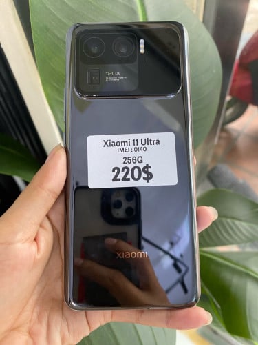 Xiaomi 11Ultra  12+4g/256g  220$ ស្ដេចកាំម៉ារ៉ាមកហើយបងៗ🥰ចង់បានបងៗឆាតមកបាន🥰🥰