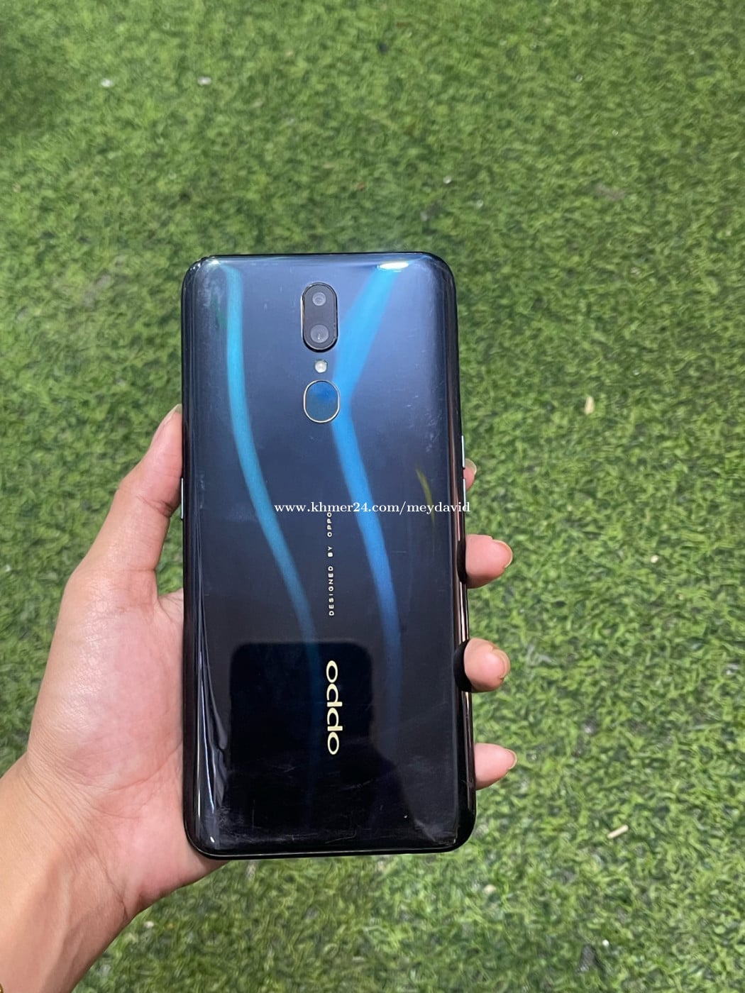 OPPO F11 ពណ៌ខ្មៅ (មួយទឹក) Memory 128GB RAM 6GB អីវ៉ាន់ក្រុមហ៊ុន