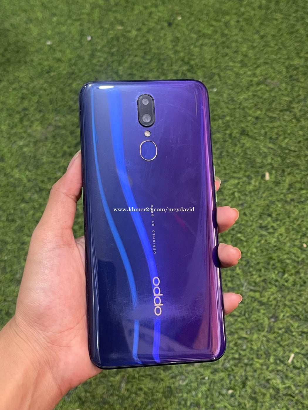 OPPO F11 ពណ៌ស្វាយចាស់ (មួយទឹក) Memory 128GB RAM 6GB អីវ៉ាន់ក្រុមហ៊ុន