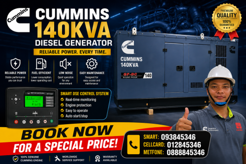 ម៉ាសុីនភ្លើង140KVA