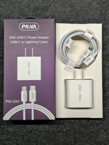 ឈុត ដុំសាក+ខ្សែសាក 30W ម៉ាក Pawa
