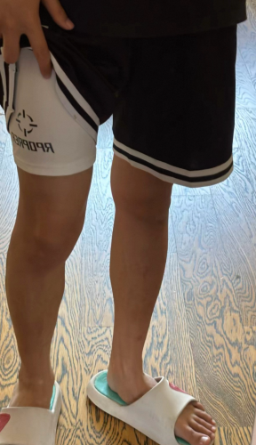 ខោហាត់ប្រាណជើងខ្លី Compression Tights សាច់ស្វិតលេខ១!