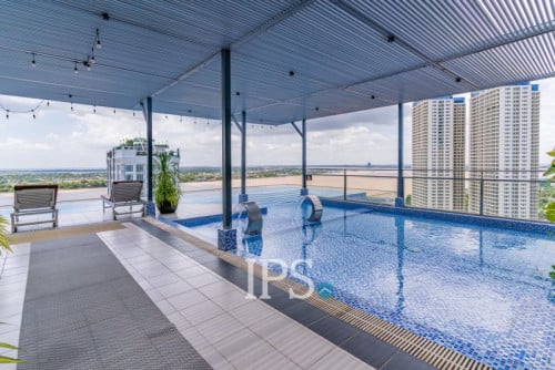#FORSALE 16th Floor 1-Bedroom Condo🌇-📍Mekong View 6, Chroy Changvar, Phnom Penh