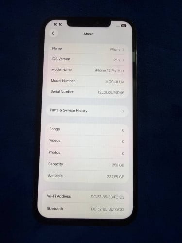 លក់iPhone 12promax 256g