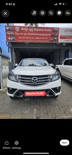 ម្ចាស់ដេីមថ្មីណាស់ Mazada Thunder Full option 3.2L