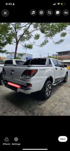 ម្ចាស់ដេីមថ្មីណាស់ Mazada Thunder Full option 3.2L