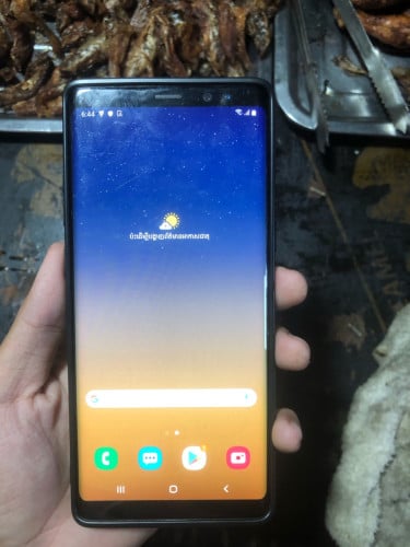 មានNote8 មួយដើម សានុំទាំងអស់ សុីម2 64G 65$ដាច់