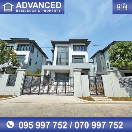 🏠 វីឡាឃ្វីន (Queen-A) សម្រាប់ជួល ក្នុងបុរី ជីបម៉ុង ផ្លូវជាតិលេខ6A