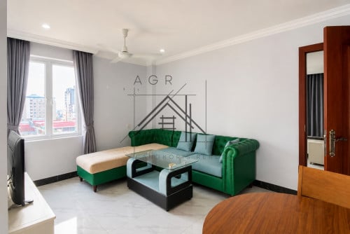 🏢 1 Bedroom Apartment For Rent in BKK2, Phnom Penh