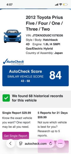๐แแแแแแแแแแ2012 Toyota Priusโ option 2 (แแแแแถแแแแแ)