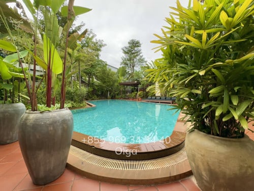 🔑  Siem Reap, Studio with Swimming Pool for Rent (#25204)